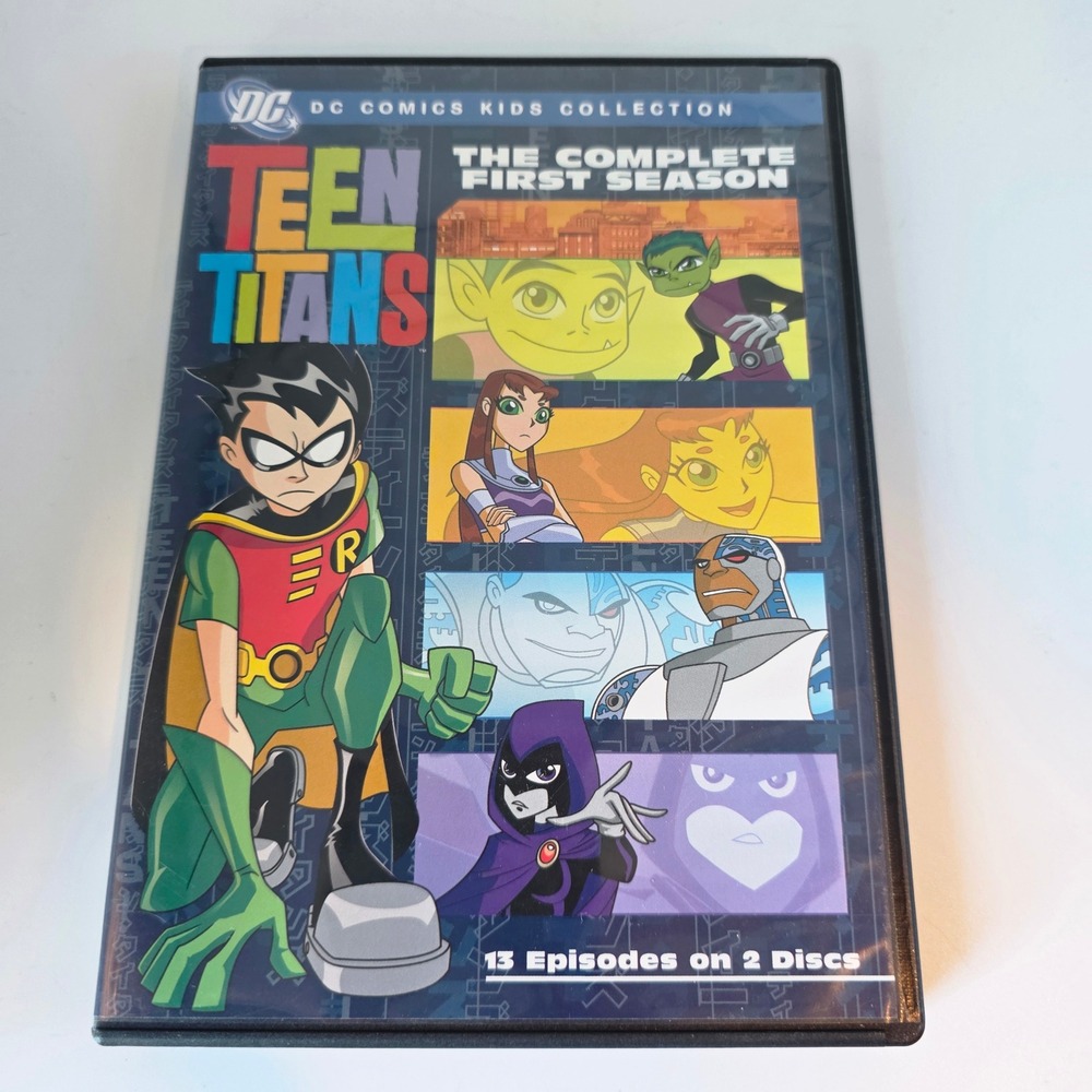 Teen Titans The Complete First Season DVD 2-Disc Set DC Comics Kids Collection